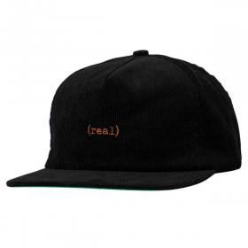 Real Lower Snapback Hat - Black/Rust