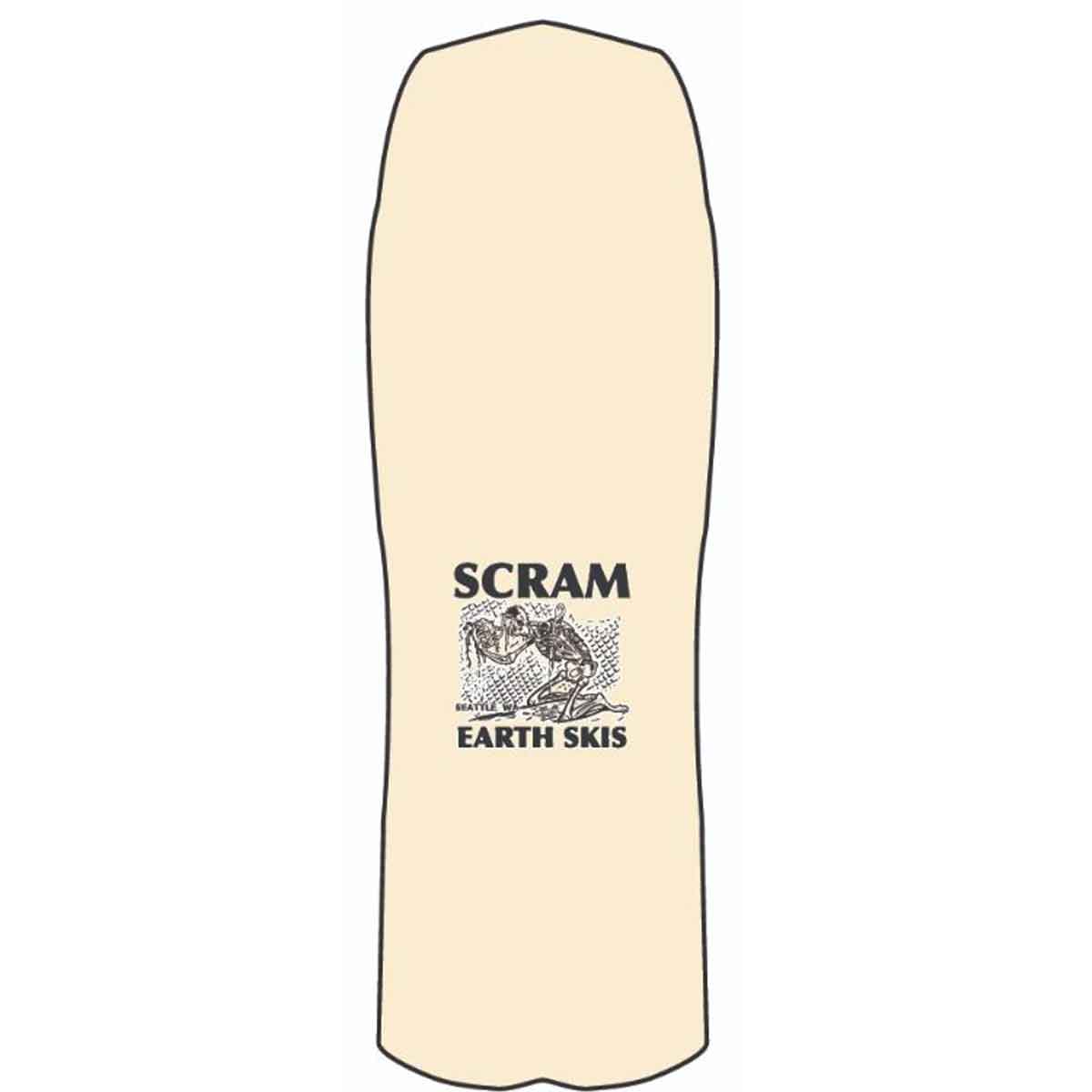 10x30.375 Scram Earth Skis Rocket 88 V3 Shaped Deck