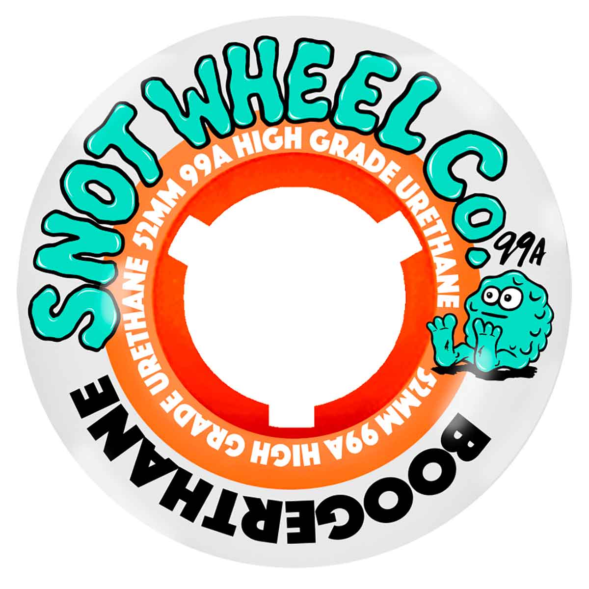 Snot Wheels Co Boogerthane Skateboard Wheels - Natural