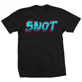 Snot Wheels Meltdown Logo T-Shirt - Black