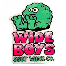 Snot Wheels Wide Boys Sticker - 2.25 x 3.125"