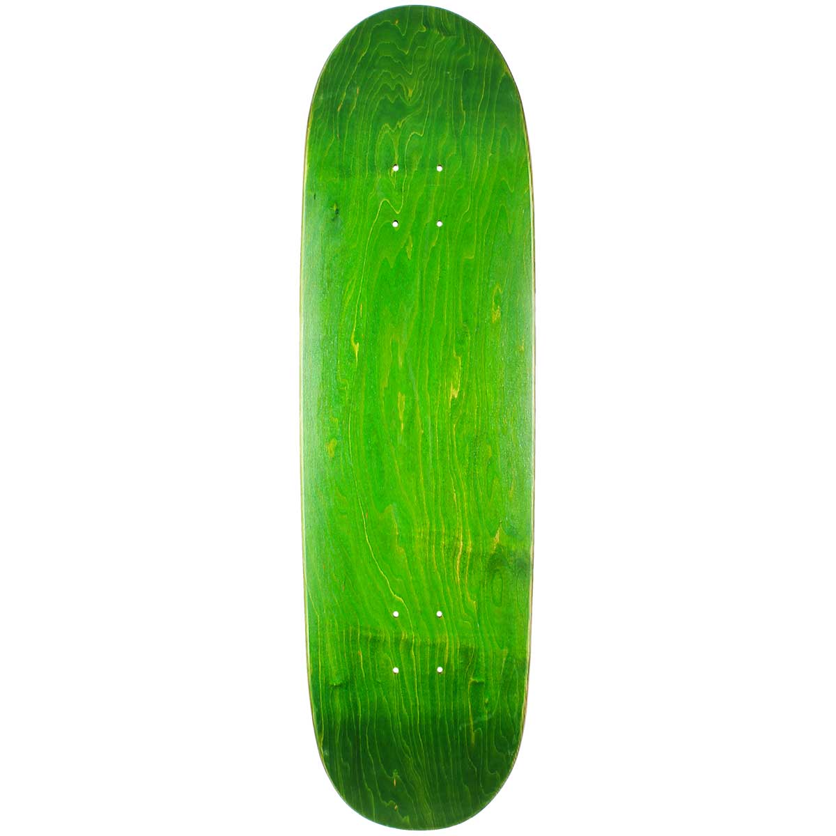 SoCal Blank T1 Shaped Skateboard Deck Green Stain 8.75x32 SoCal