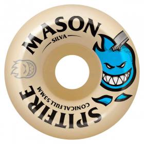 53mm 99a Spitfire Formula Four Conical Full Mason Silva Burn Squad Pro Wheels - Natural