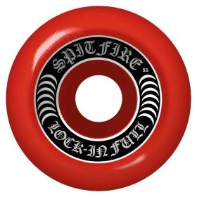 55mm 99a Spitfire Formula Four Lock-In Full Wheels - Red