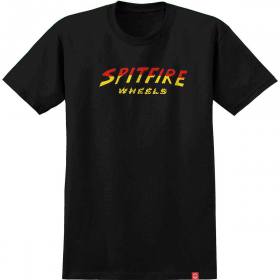 Spitfire Wheels Hell Hound Script T-Shirt - Black/Multi-Color