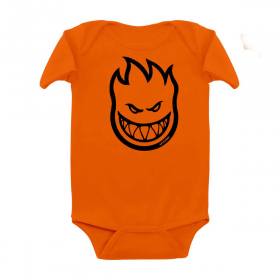 Spitfire Wheels Bighead Infant Onesie - Orange/Black