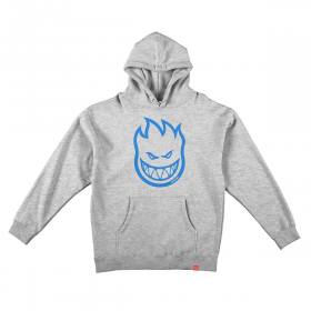 Spitfire Wheels Bighead Youth Pullover Hoodie - Grey Heather/Light Blue