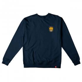 Spitfire Wheels Lil Bighead Fill Crewneck Sweatshirt - Classic Navy/Black/Gold/White