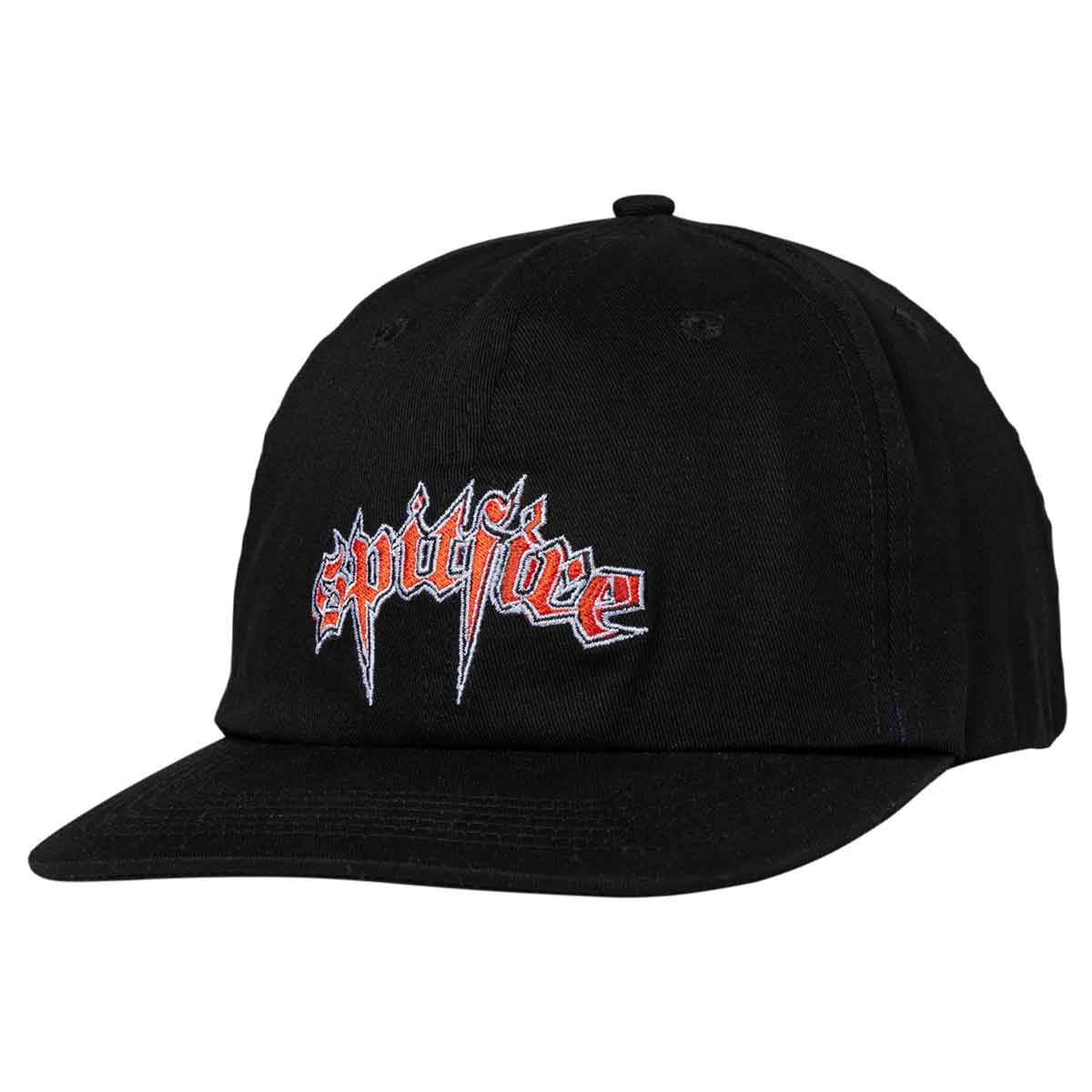 Spitfire Wheels Venom Low-Profile Unstructured Strapback Hat - Black ...