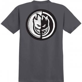 Spitfire Wheels Yin Yang T-Shirt - Charcoal/Black/White