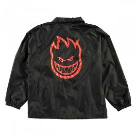 Spitfire Bighead Youth Coaches Jacket - Black/Red