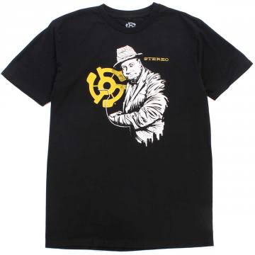 Stereo Skateboards Blues T-Shirt - Black | SoCal Skateshop