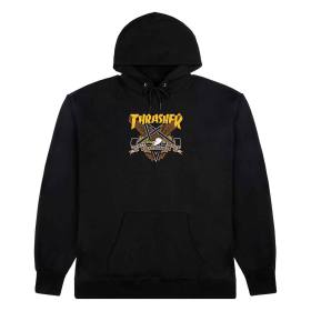 Thrasher X Antihero Eaglegram Pullover Hoodie - Black