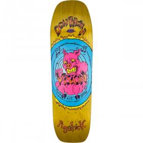 8.75x32.5 Vision Don Brown Pig Stick Modern Shaped Deck - Yellow Stain