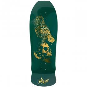 10x31.95 Welcome Bird Brain On Early Grab Deck - Emerald/Gold Foil