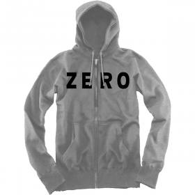 Zero Army Zip Hoodie - Heather Grey