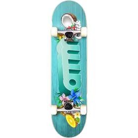 ATM Click Jungle Juice Soft Wheel Complete Skateboard - Blue Stain 7.75x31.5