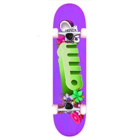 ATM Click Jungle Juice Soft Wheel Complete Skateboard - Purple Stain 7.75x31.5
