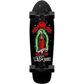 ATM Click Mary Reissue Cruiser Complete Skateboard - Black Stain 7.6x27