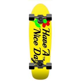 ATM Click Nice Day Cruiser Complete Skateboard - Yellow 9x29.75