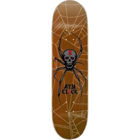 8.75x32 ATM Click Spider Deck - Brown Stain