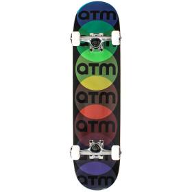 ATM Click Lite Brite Soft Wheel Complete Skateboard - Black 7.5x31