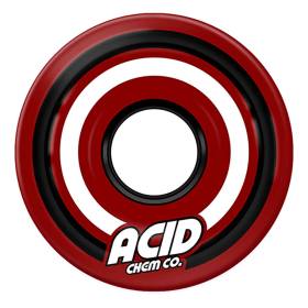 55mm 86a Acid Chemical Co Pod Conical All Terrain Wheels - Red