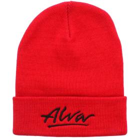 Alva OG Logo Cuff Beanie - Red