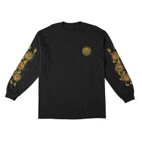 Antihero Grimple Sleeve Long Sleeve Pocket T-Shirt - Black/Orange/Yellow