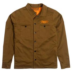 Antihero Hecho Por Skate Shirt Jacket - Brown/Orange