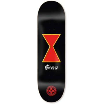 Black Label Jason Adams SixGun Classic Skateboard Deck - Black