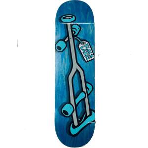8.5x32.38 Black Label Crutch Deck - Blue Stain