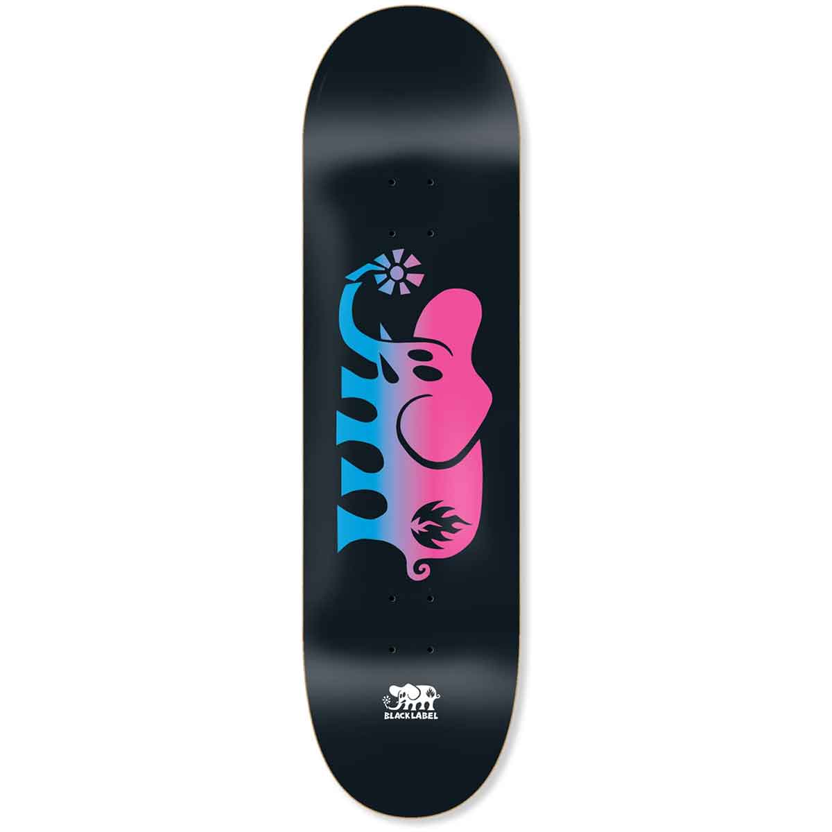 【超特価sale開催】  Black 8.5x32.38 Black - Deck Skateboard Fade Elepahnt Label スケートボード