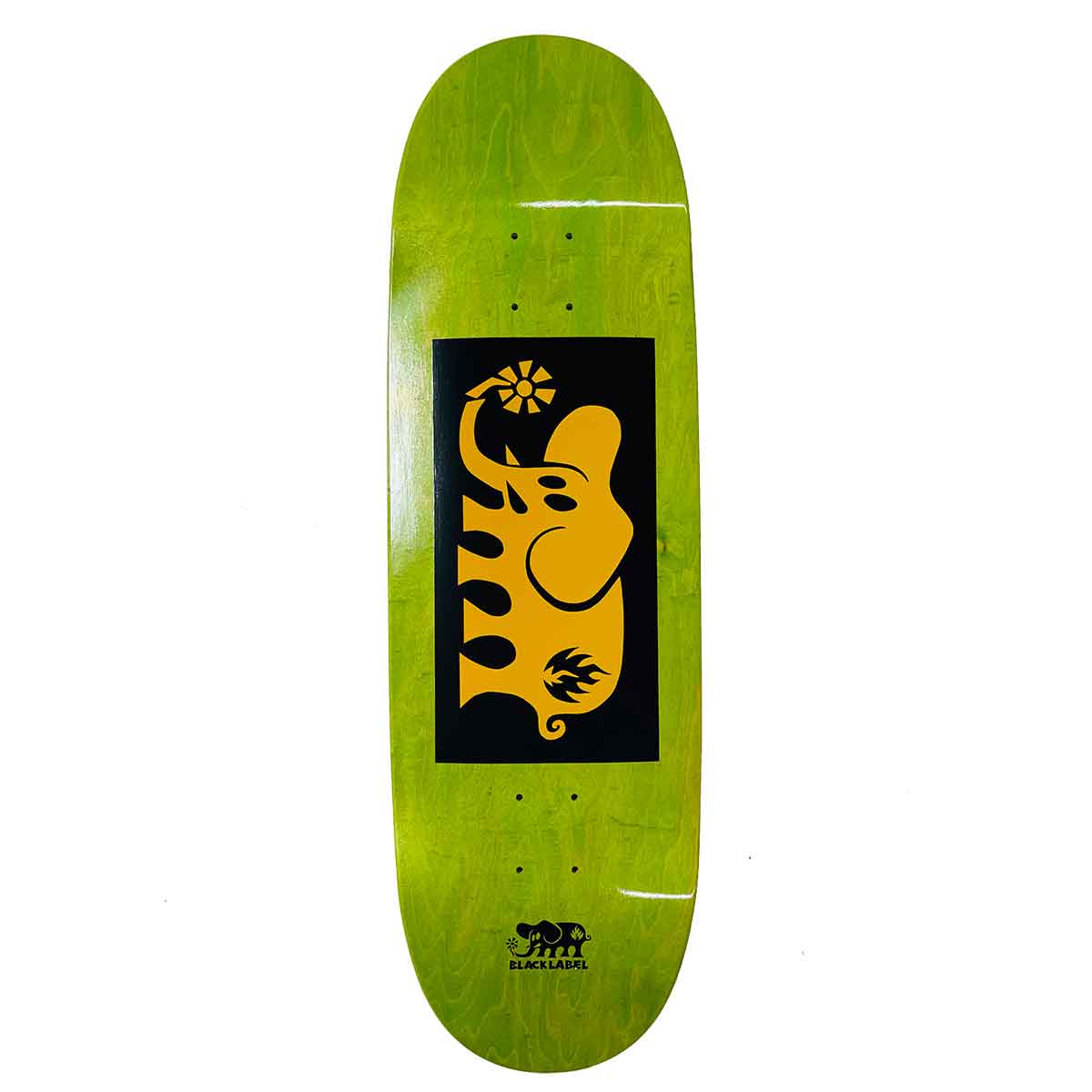 Black Label Elephant Block Custom Egg Shaped Skateboard Deck