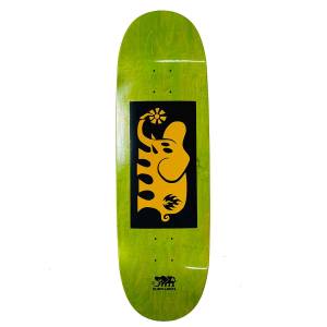 9.5x32.5 Black Label Elephant Block Custom Egg Shaped Deck - Lime Stain