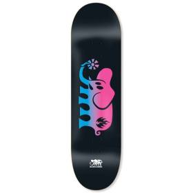 8.25x32.12 Black Label Elephant Fade Deck - Black/Pink/Blue