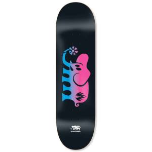 8.25x32.12 Black Label Elephant Fade Deck - Black/Pink/Blue
