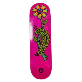 8.75x32.25 Black Label Elijah Akerley Catepillar Deck - Pink Stain
