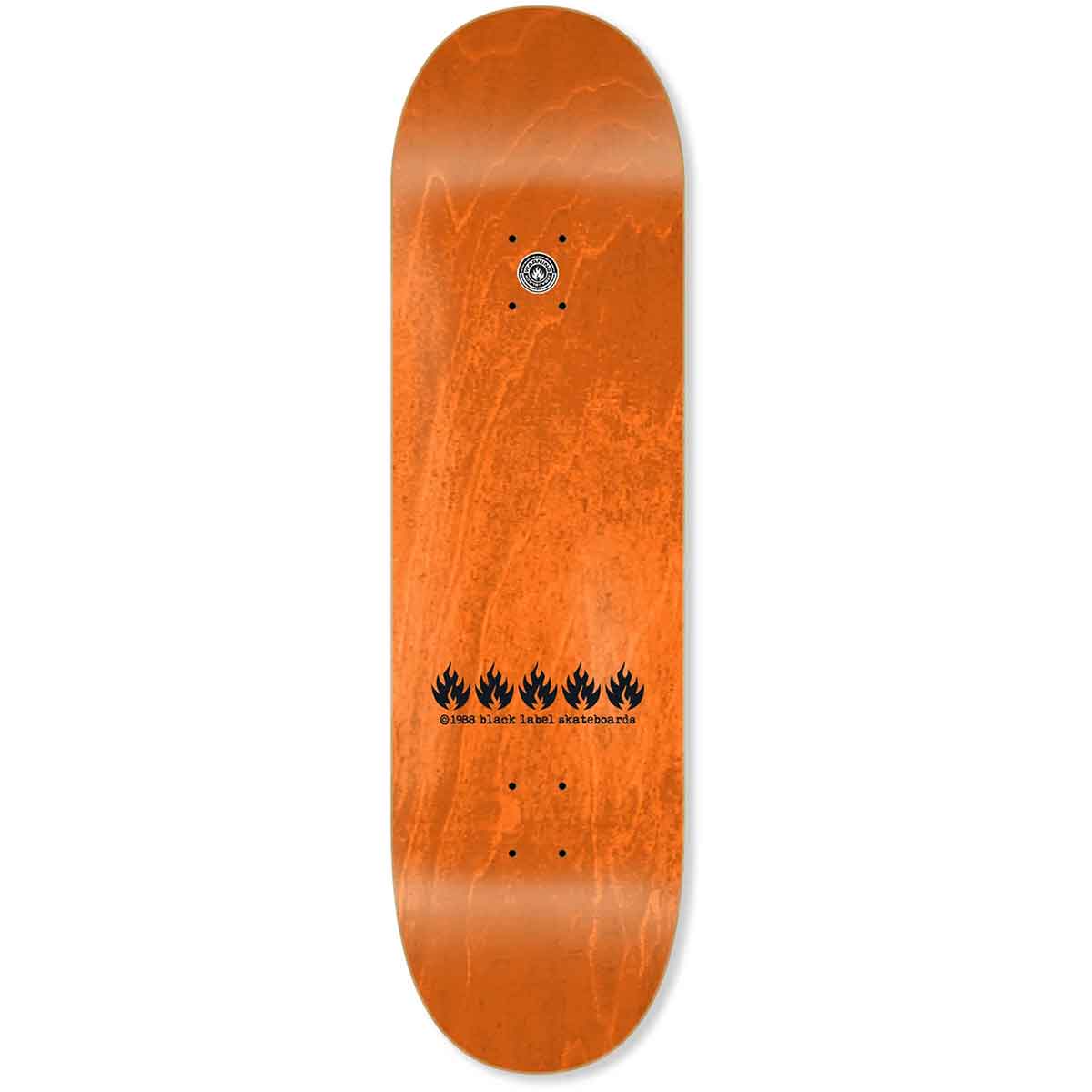 Black Label Jason Adams SixGun Classic Skateboard Deck - Black