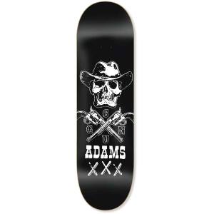 8.25x32.12 Black Label Jason Adams SixGun Classic Deck - Black