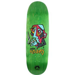 9.5x32.5 Black Label Jason Adams Smoking Section Egg Shaped Deck - Lime Stain