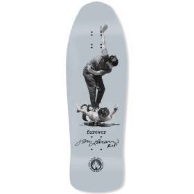 10x31.25 Black Label John and Jeff "FOREVER" Skateboarding Hall of Fame 12XU Shaped Deck - Grey Dip
