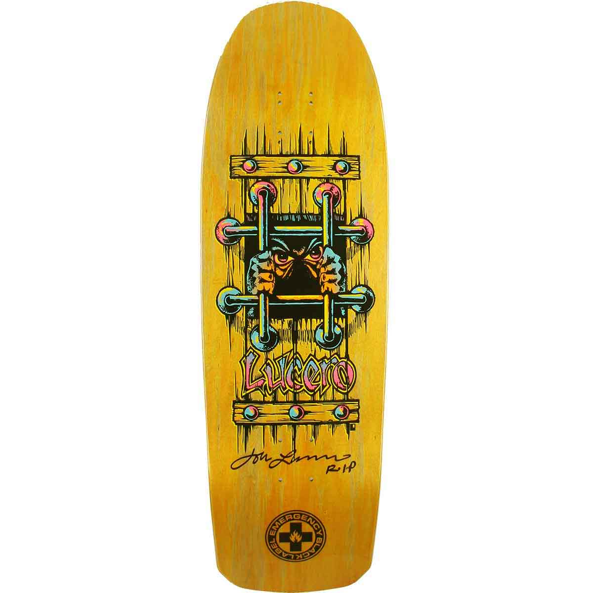 Black Label John Lucero OG Bars Cross Shaped Skateboard Deck