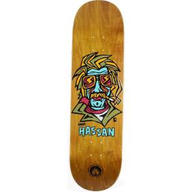 8.38x32.5 Black Label Omar Hassan Smoking Section Deck - Golden Brown Stain