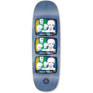 10x32.25 Black Label Stand By Jumbotron Shaped Deck - Blue Stain