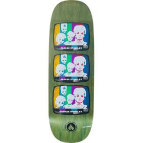 10x32.25 Black Label Stand By Jumbotron Shaped Deck - Olive Green Stain