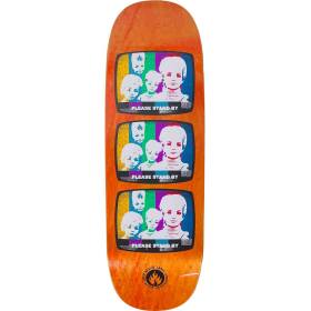 10x32.25 Black Label Stand By Jumbotron Shaped Deck - Orange Stain