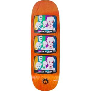 10x32.25 Black Label Stand By Jumbotron Shaped Deck - Orange Stain
