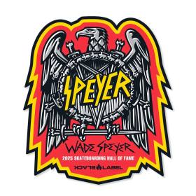 Black Label Wade Speyer SHOF Eagle Vinyl Sticker - 3.75" x 4.25"