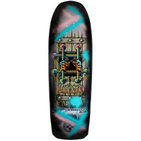 10x32.875 Black Label John Lucero OG Bars Sprayed Custom #1 Cross Shaped Deck - Signed